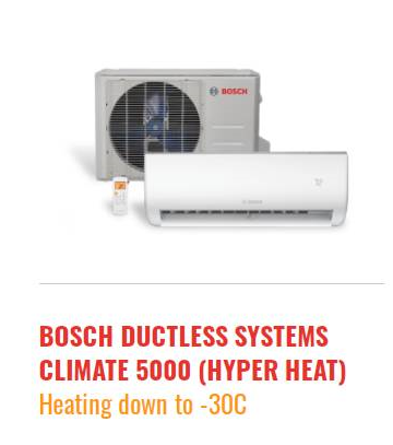 Bosch Climate 5000 Heat Pump